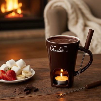 Mug Fondue Chocolat ChocoFlame - Spécial Noël