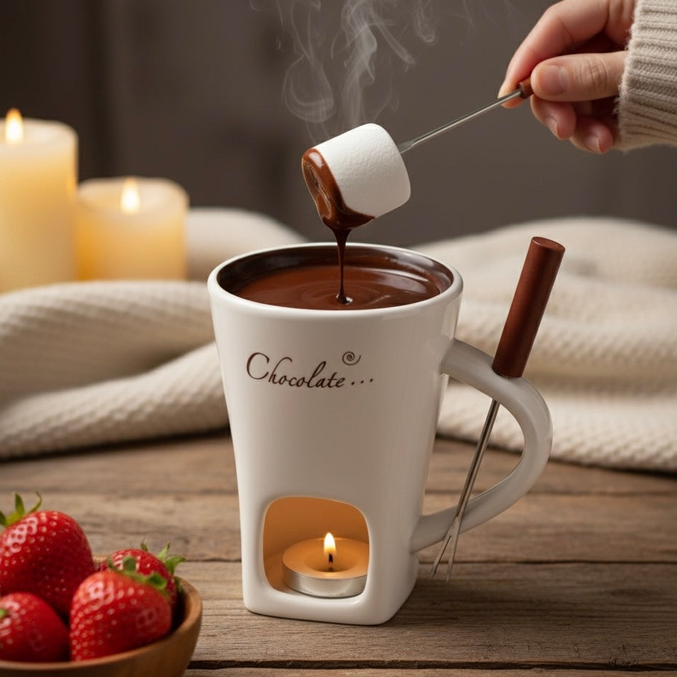Mug Fondue Chocolat ChocoFlame - Spécial Noël